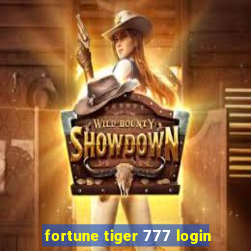 fortune tiger 777 login